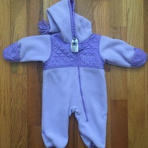 Columbia fleece snowsuit 6mos